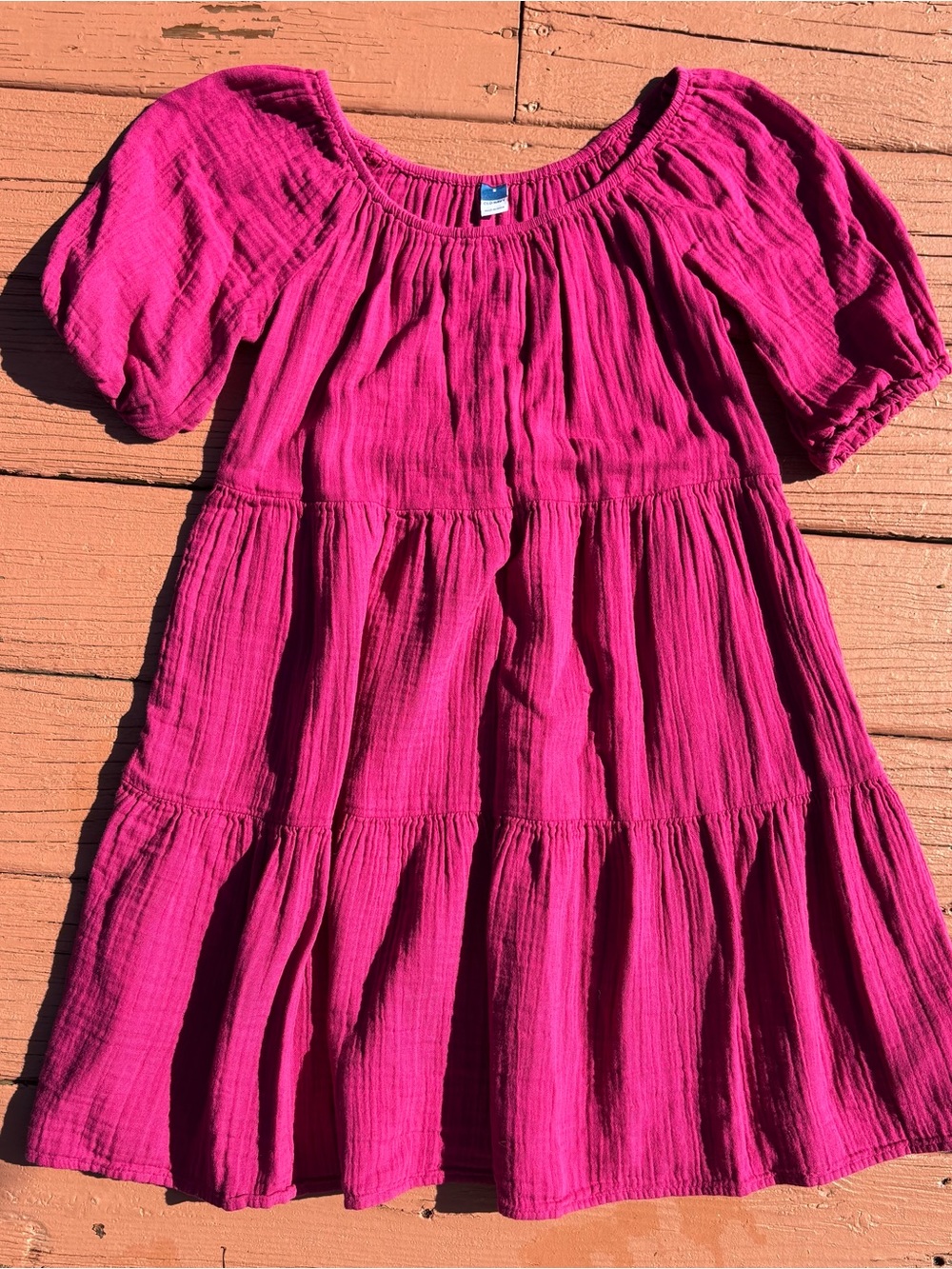 Old Navy Magenta Pink Mini Dress with Pockets Size S